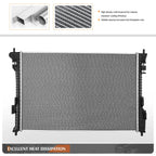 Full Aluminum Core Radiator for Ford Flex/Lincoln MKT (2013–2019) DPI-13447