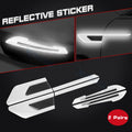 Reflective Rear View Mirror Side Door Strip Warning Stickers Universal (—)