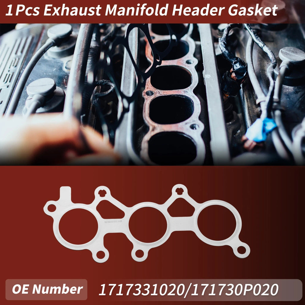 1 Pc Exhaust Manifold Header Gasket for Toyota Avalon (2005–2018) No. 1717331020