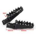 Black Rear Foot Pegs Footrest for Harley XG500 XG750 Sportster XL883 XL1200R Dyna (1996–up)