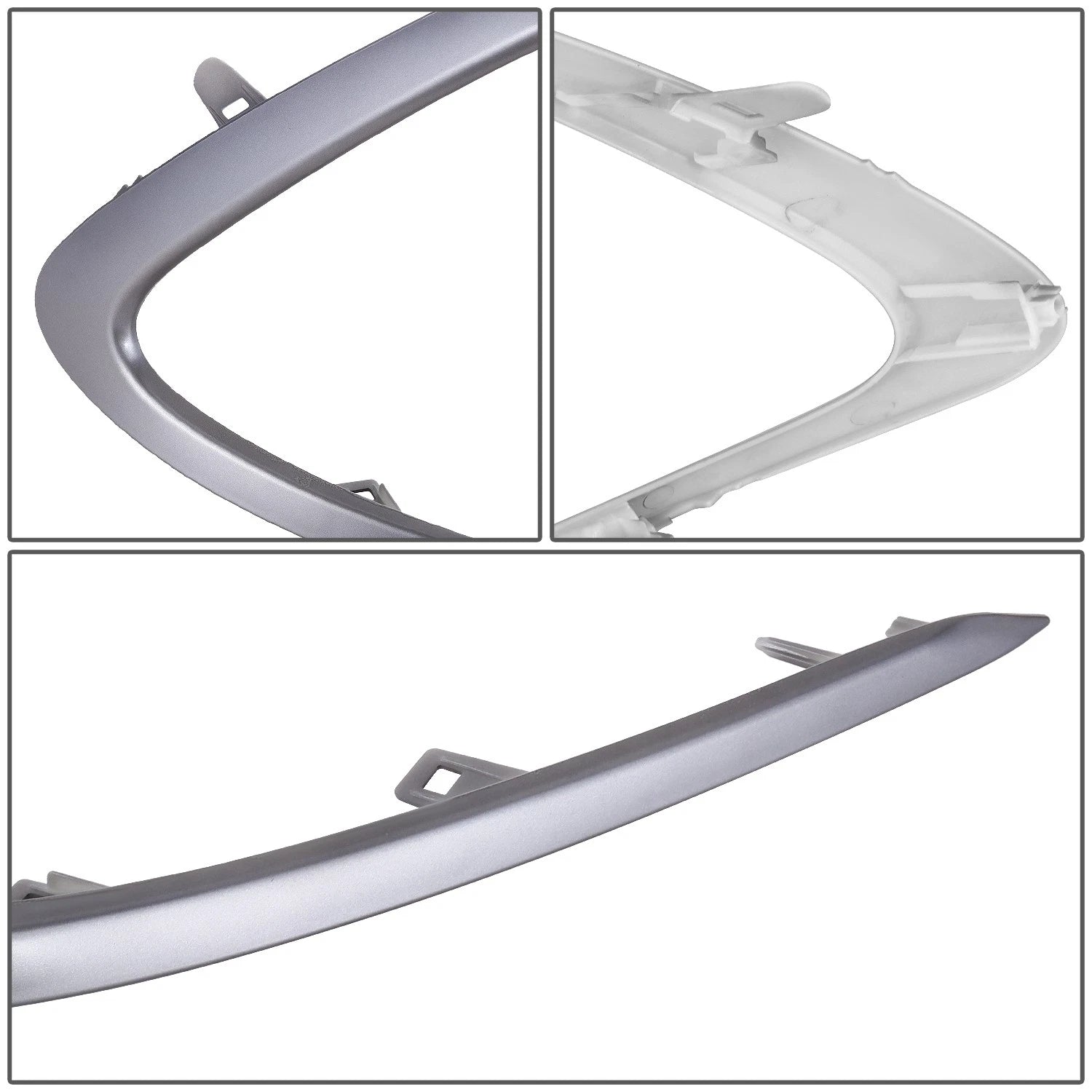 Matte Black Front Bumper Lip for Honda Civic Sedan (2012)