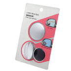 Blind Spot Side Mirror Kit for Universal Vehicles (360 Degree Adjustable)