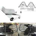 Detachable Two Up Luggage Rack w/ Docking Hardware for Harley Touring (1997–2008)