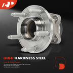 2X Rear Wheel Hub & Bearing Assembly for Ford Edge, Lincoln MKX (2009–2010)