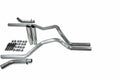 2.5" Dual Exhaust Kit for Ford F150 (2021–2025) - Clamp on Tips, Corner Exit