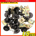 40PCS Metal Fender Bumper Retainer Clips for Universal Vehicles