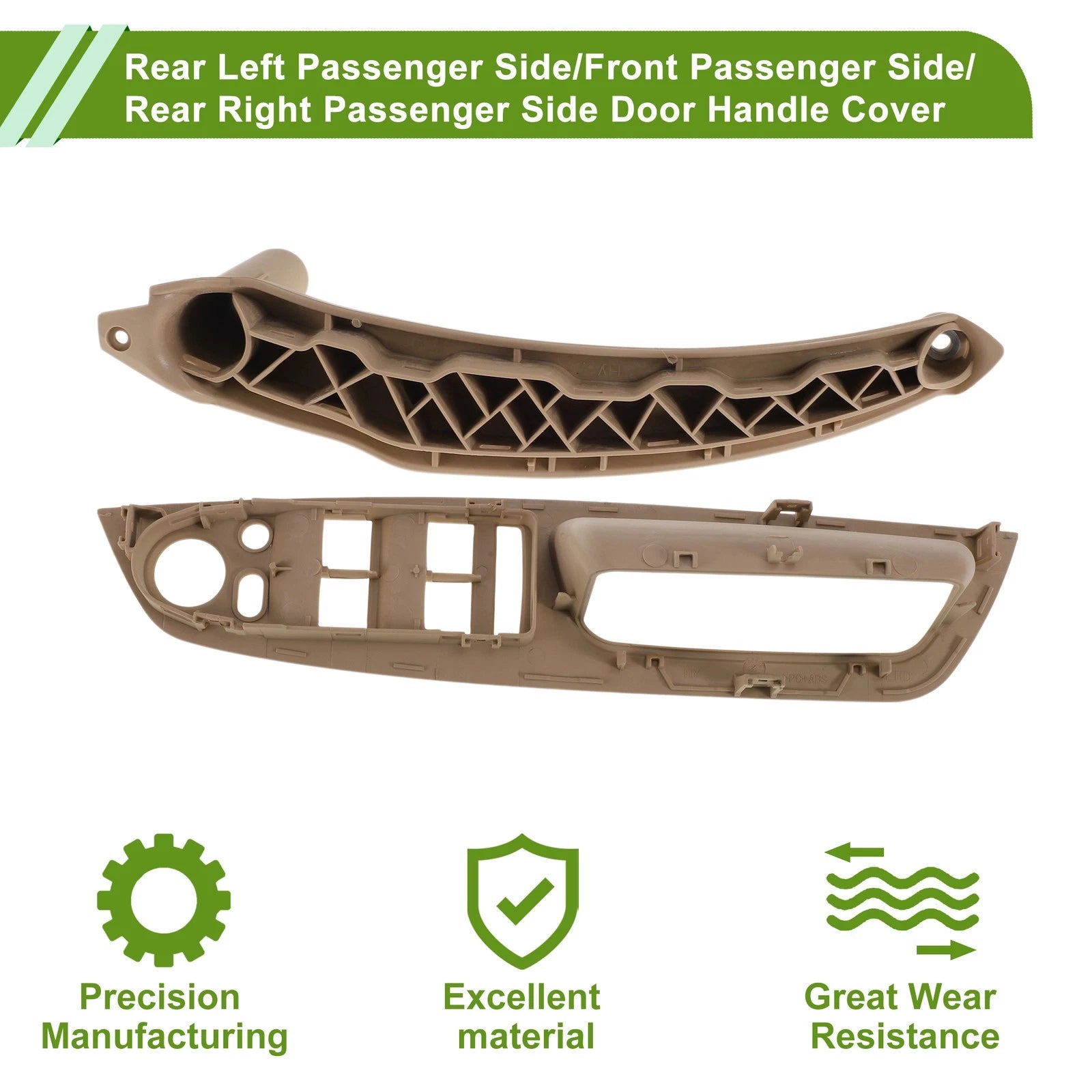 Door Panel Handle Pull Trim Cover for BMW X5 E70 (2007–2013) Beige