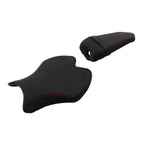 Driver & Passenger Seats for Yamaha YZF R6 (2017–2022) - Black Red