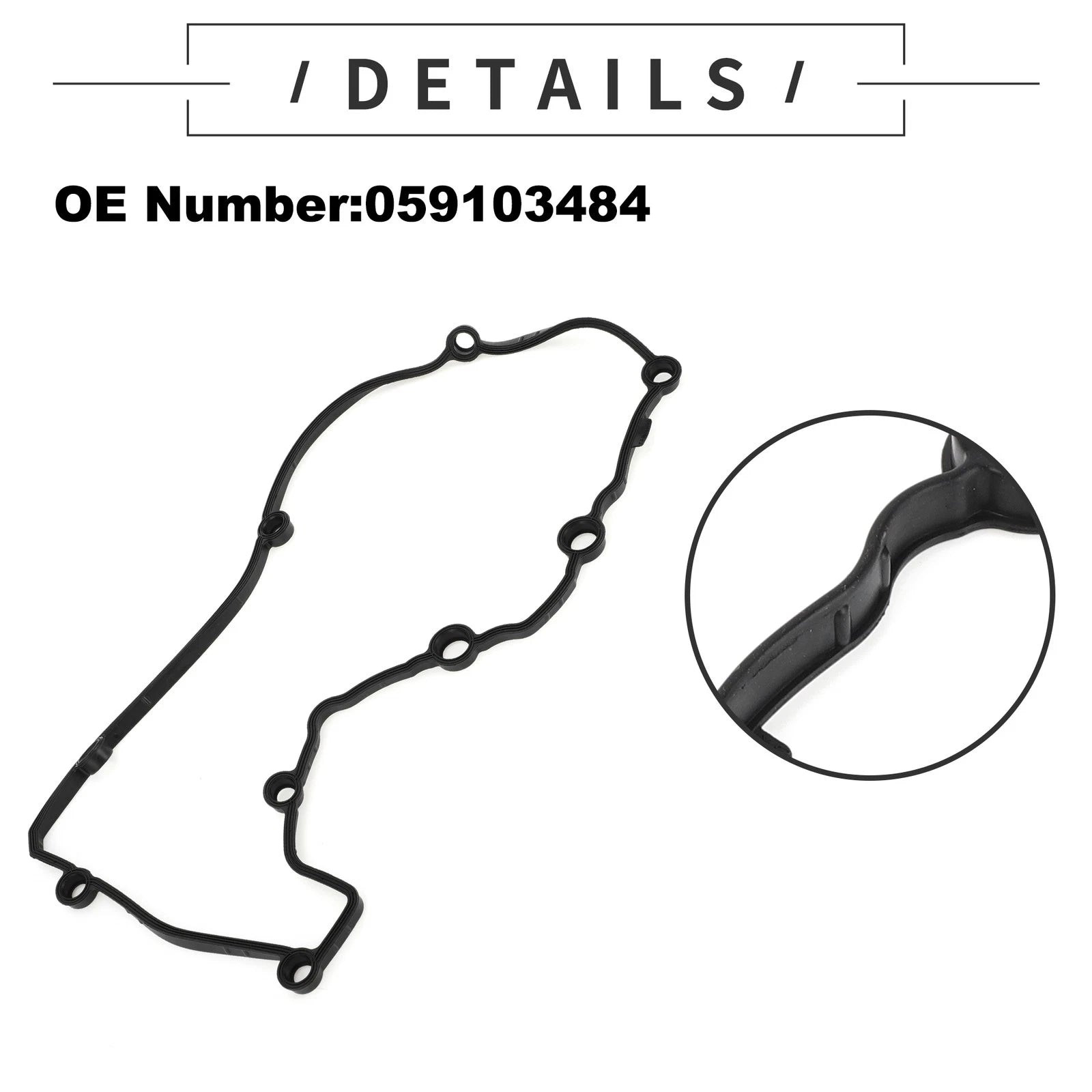 Valve Cover Gasket No. 059103484 for Audi A4 A5 (2009–2016)
