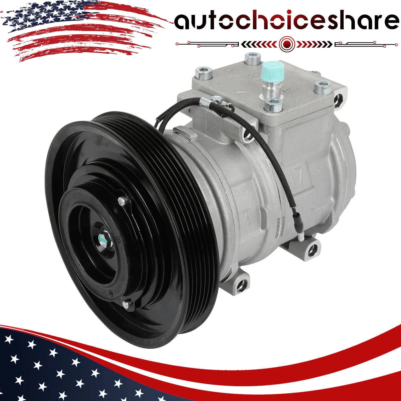 A/C Compressor with Clutch for Honda Accord 1994–1997