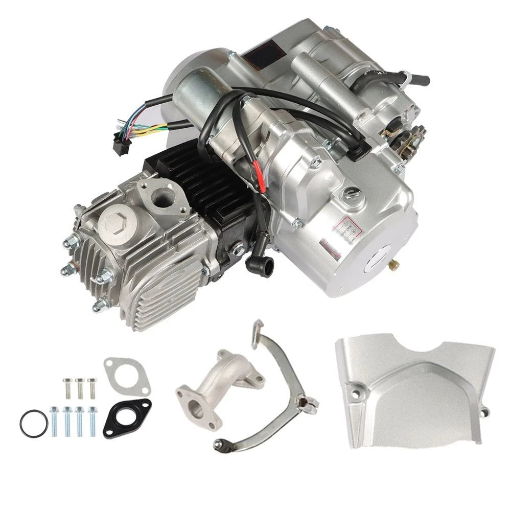 125cc ATV Engine Motor for ATV Quad Go Kart (3-Speed Semi Auto, Reverse)