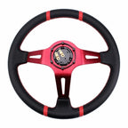 14" Deep Dish Drifting Steering Wheel & Quick Release Adapter
