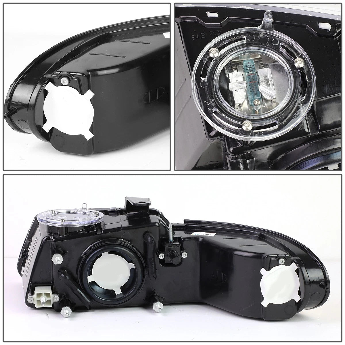 OE Style Headlight Headlamp Kit Smoke for Town & Country Grand Caravan (1996–1999)