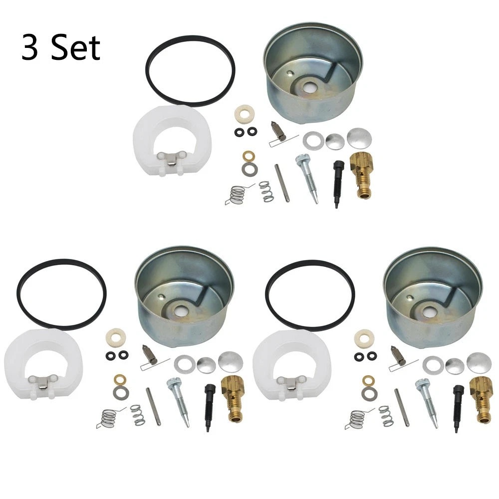3X Carburetor Float Bowl Kit for Tecumseh 632347 631700 632019A