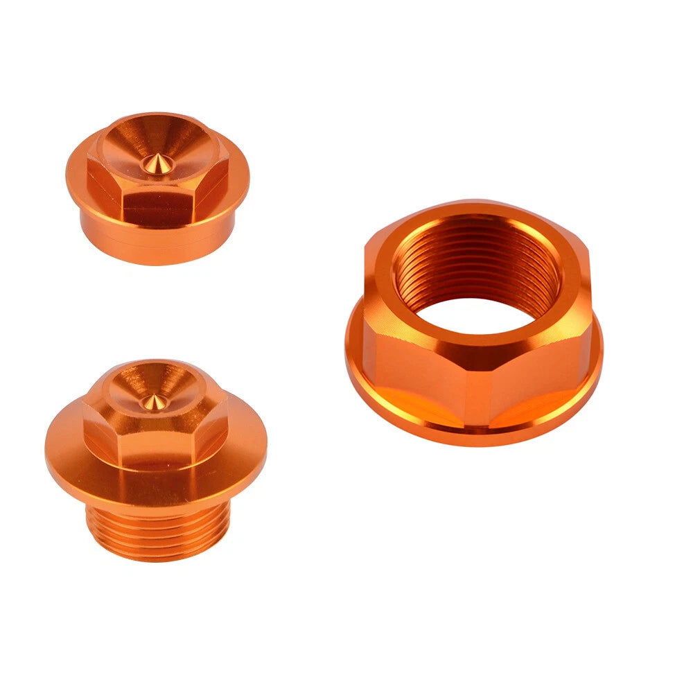 Front & Rear Axle Nut Screw for KTM 125 150 250 SX 300 XC (2016–2022)