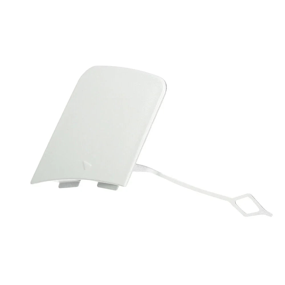 Front Bumper Tow Hook Cover for BMW (2012-2019) - White ABS Plastic