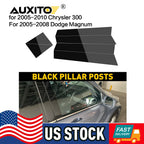 Pillar Posts Door Window Trim Cover for Chrysler 300C & Dodge Magnum (2005–2010)