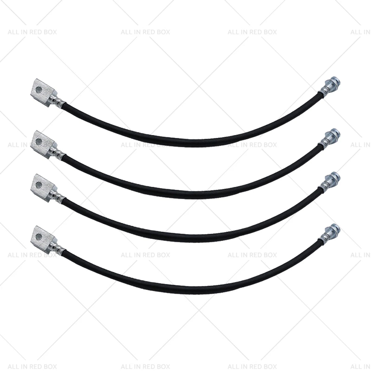 4X Extended Brake Line Hose for Nissan Patrol GQ GU Y60 Y61 (1988–1999)
