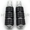Chrome Aluminum Rubber Foot Peg for Harley FXBB FXBR FXBRS FXLR (2018–2023)