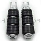 Chrome Aluminum Rubber Foot Peg for Harley FXBB FXBR FXBRS FXLR (2018–2023)
