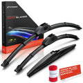 Set of 3 Windshield Wiper Blades for Chevrolet Spark (2016–2022)