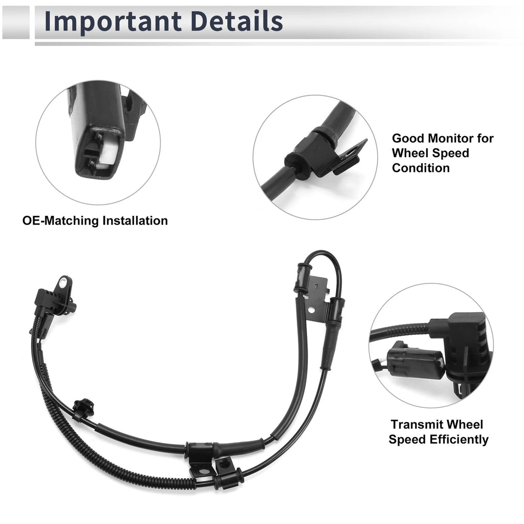 ABS Wheel Speed Sensor No. 598101H300 for Hyundai I30 (2007–2012)