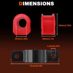Front Sway Bar Bushings for Ford F250 F350 (1999–2006) K80201