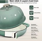 5QT Enameled Dutch Oven for Sourdough Bread with Silicone Sling