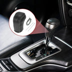 Gear Shift Knob Cover for Hyundai Tucson 2015-2018 Black Grey Faux Leather
