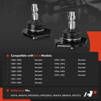 2X Front Upper Side Suspension Ball Joint for Ford Aerostar (1986–1997)