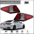 Set of 2 LED Clear Tail Lights for Lexus ES250 ES350 (2019–2021)