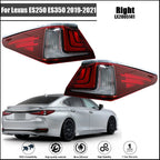 Set of 2 LED Clear Tail Lights for Lexus ES250 ES350 (2019–2021)