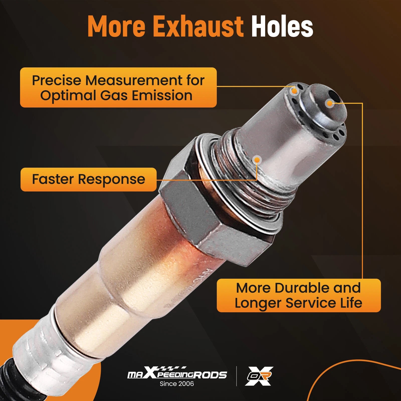 2X Oxygen Sensors for Ford Fusion (2013-2014) & Focus (2012-2014) 2.0L