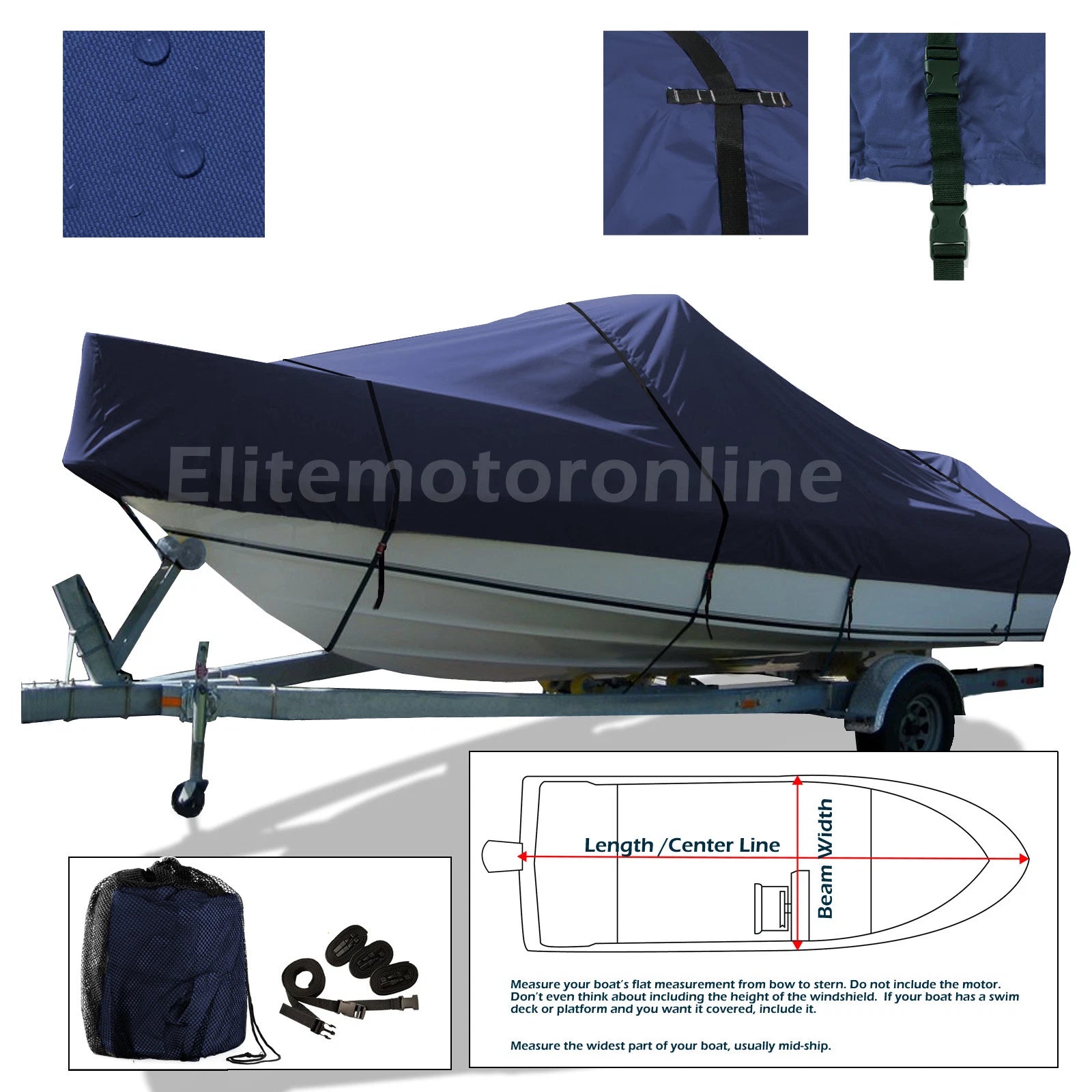 Boat Cover for Stingray 200 CS/CX (Trailerable, Waterproof)