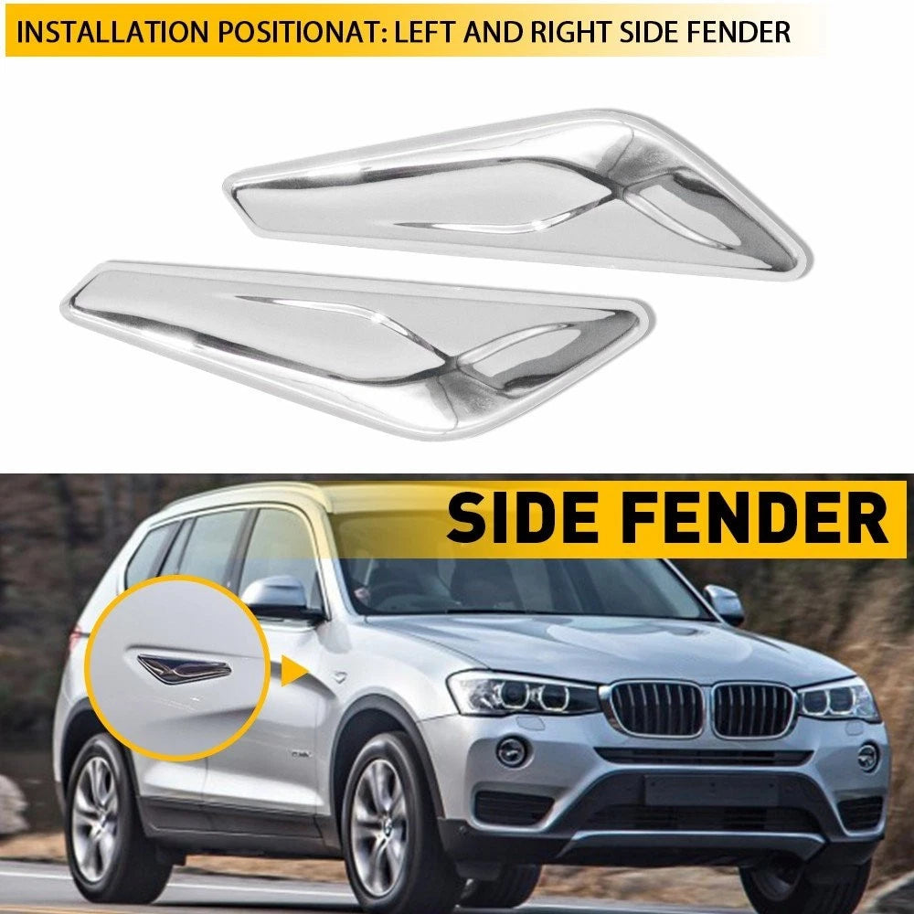 Side Fender Trim Finisher 51117338569 for BMW X3 F25 X4 F26 (2015–2017)