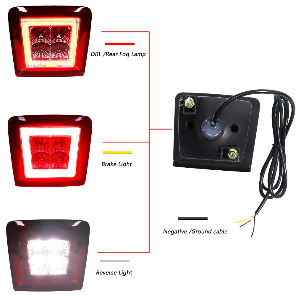 3-in-1 LED Rear 4th Brake Light for Nissan 370Z (2009–Present)