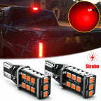Red Strobe Flashing 912 921 Center High Mount Stop Bulbs for Brake Light (2000–2000)