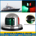 2X LED Bow Navigation Lights for Marine Boat Yacht Pontoon (12V)