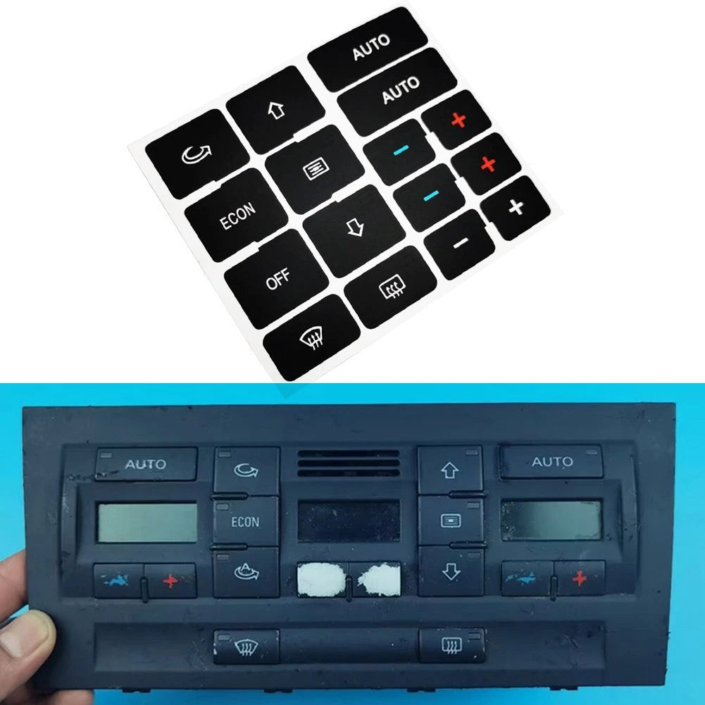 Custom Fit Button Repair Decals for Audi A4 B6 B7 (2000–2004)