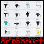Set of 160 Fasteners for Honda Accord (2017–2023)