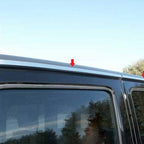 Luxury FX Chrome Roof Accent Trim 4pc for Jeep Wrangler (2007–2018)