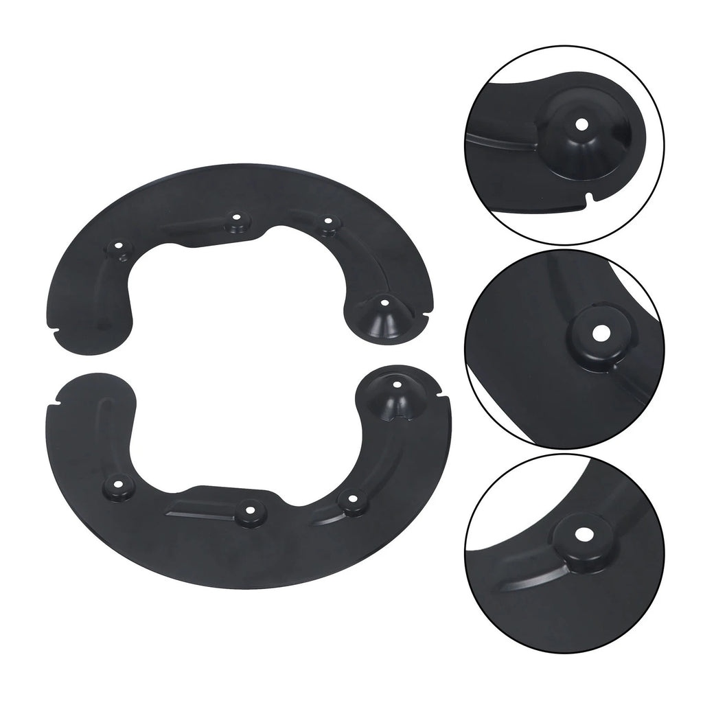Set of 2 Brake Backing Plate Dust Splash Shields for Ford F-150 (2004â2008)