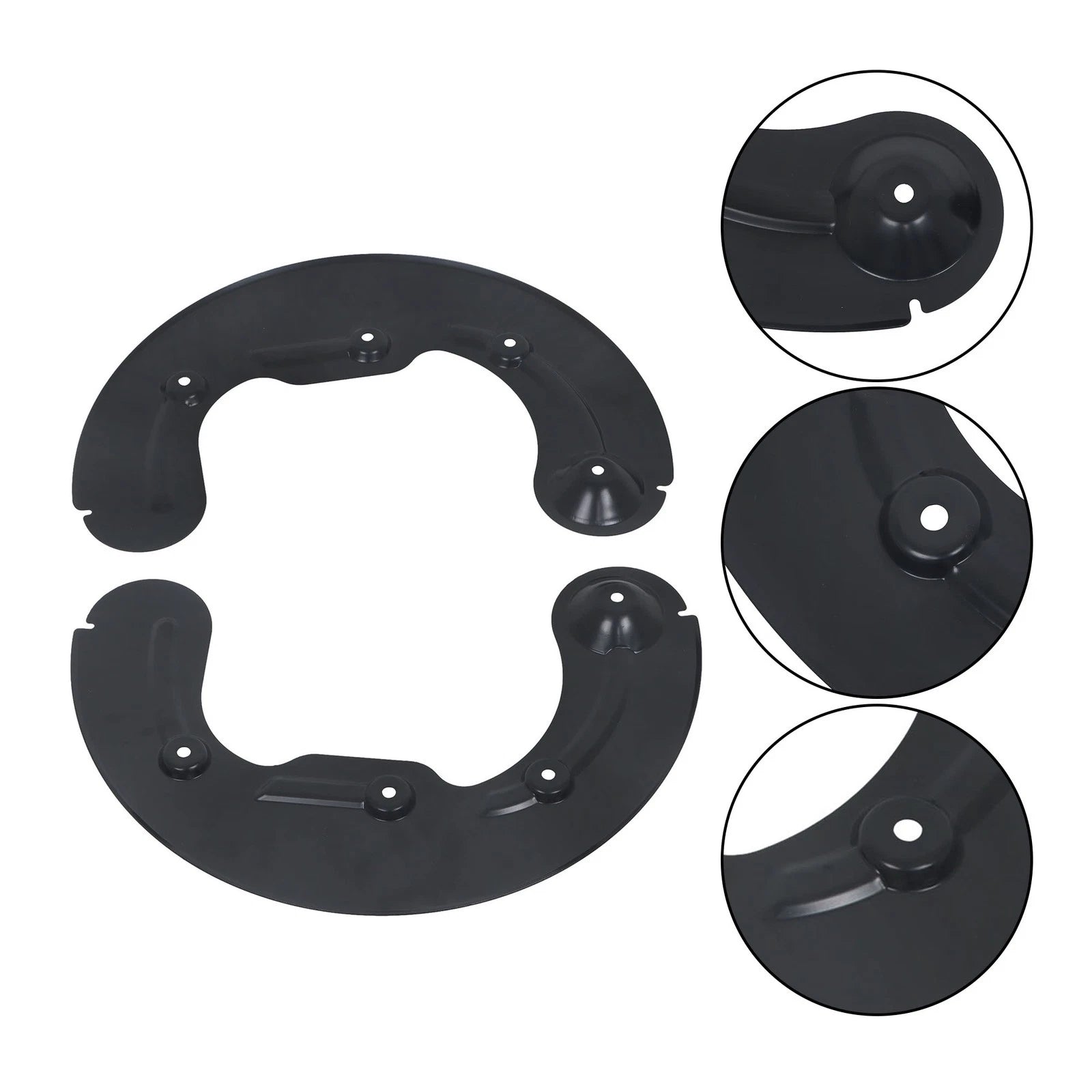 Set of 2 Brake Backing Plate Dust Splash Shields for Ford F-150 (2004â2008)