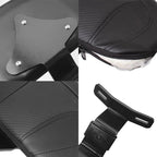 Leather Motorcycle Front Driver Backrest Pad for Harley Touring Road King (2009-2023)