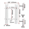 2-Piece Nylon Fishing Rod Holder for Wide Beam Marine Fishing Boats