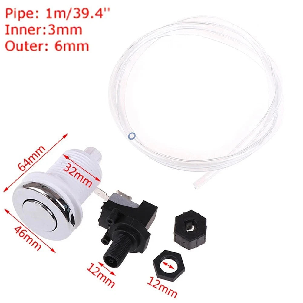 Air Pressure Switch 16A 250V for Bathtub Controls (Pneumatic Tub Systems)