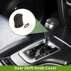 1 Pc Gear Shift Knob Cover for Lexus NX300 (2014–2021) Pebbled Black Brown