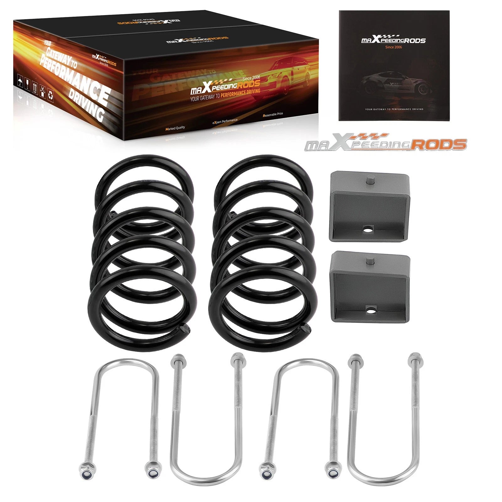 Coil Spring Lowering Kit for Chevy S10 GMC S15 Sonoma (1982–2004)