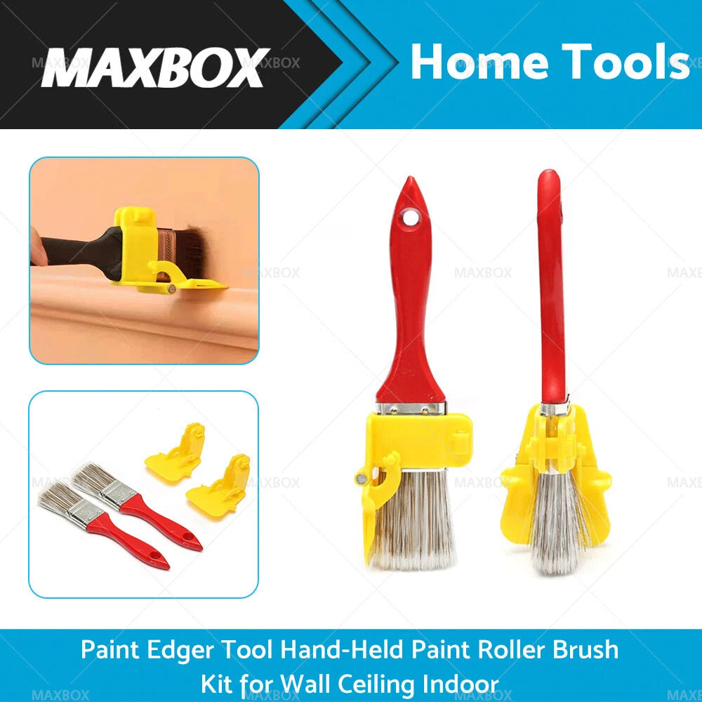 Paint Edger Brush Tool Set of 2 for Edges Trim
