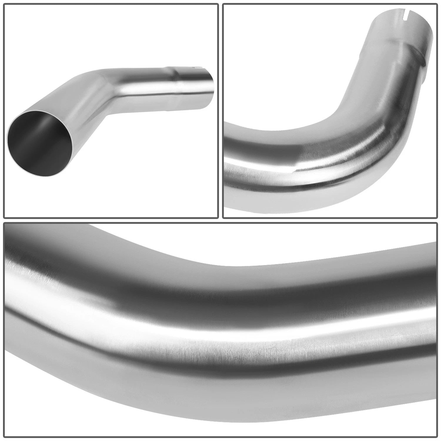 8pcs Stainless Steel Exhaust Tubing Pipe U-Bend Kit for DIY Projects